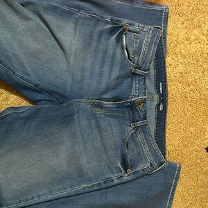 Old Navy mid-rise Power slim straight jeans size 12 Long